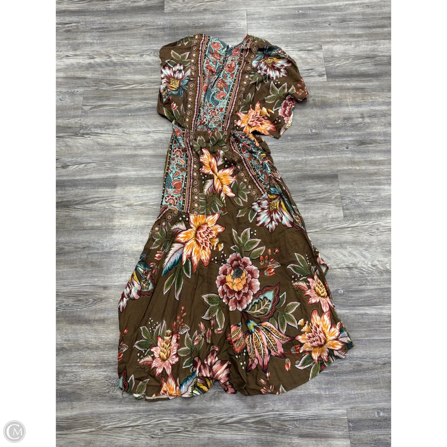 Dress Casual Maxi By Anthropologie In Brown, Size: Xs