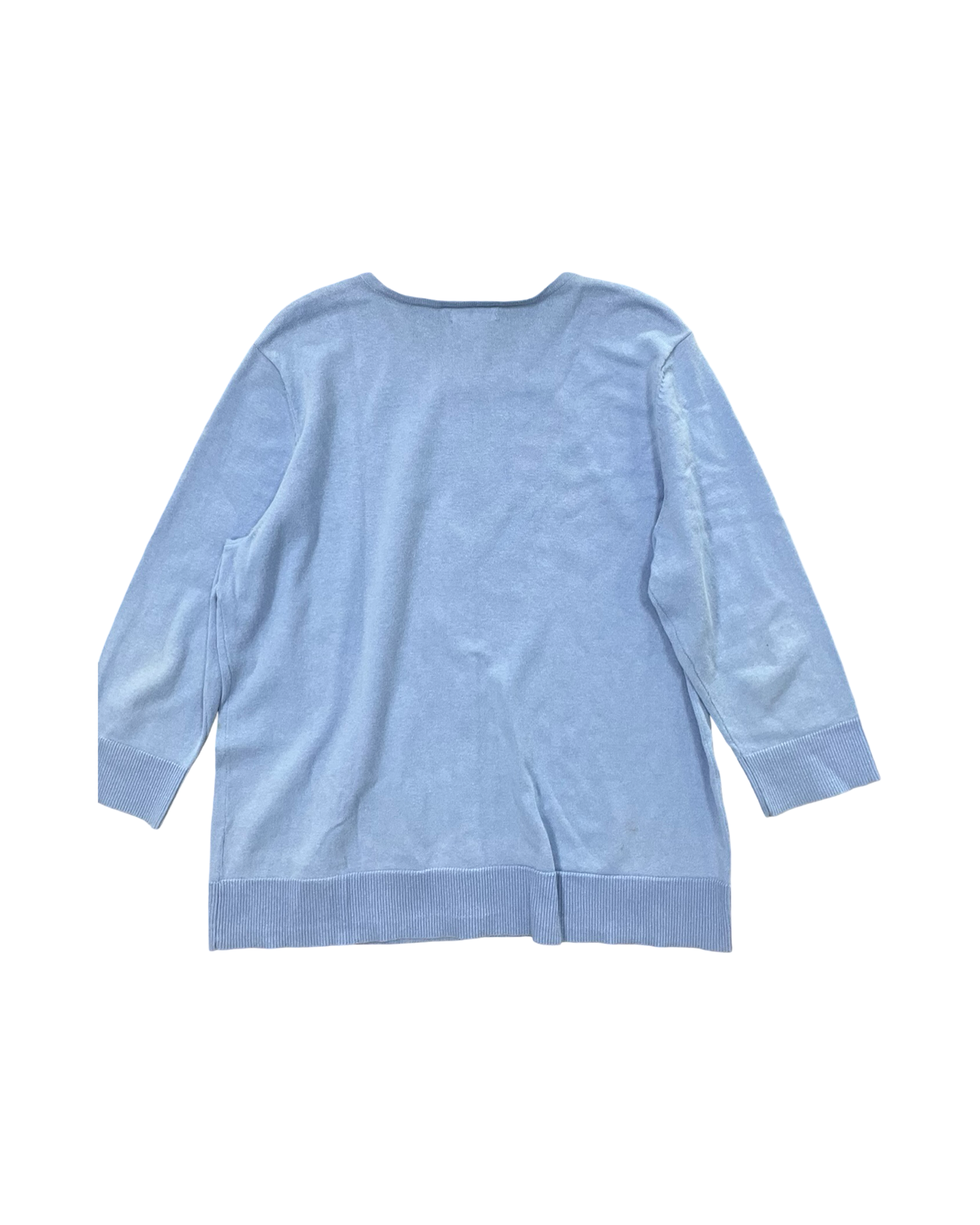 Cardigan By Croft And Barrow In Blue, Size:Xl