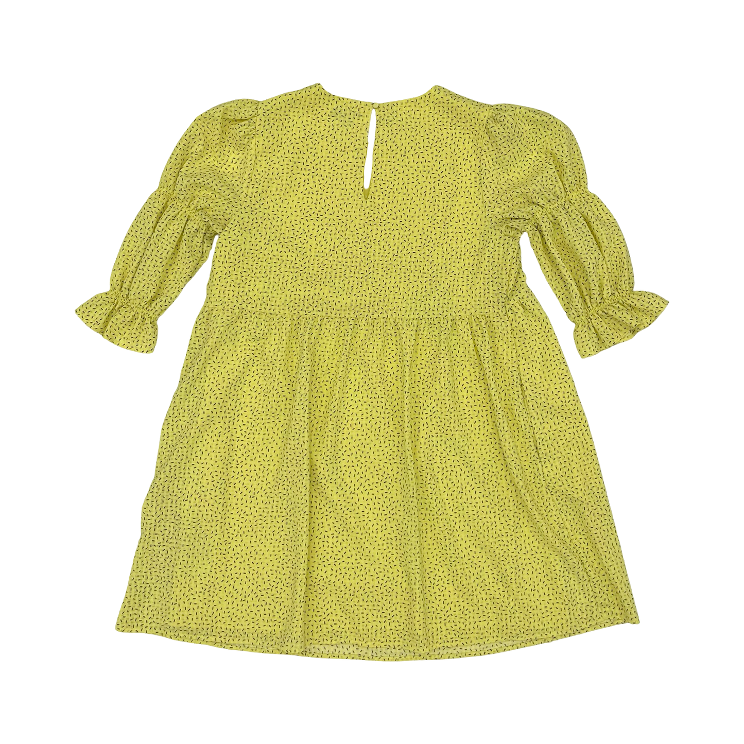 Dress Work By Who What Wear In Black & Yellow, Size:M