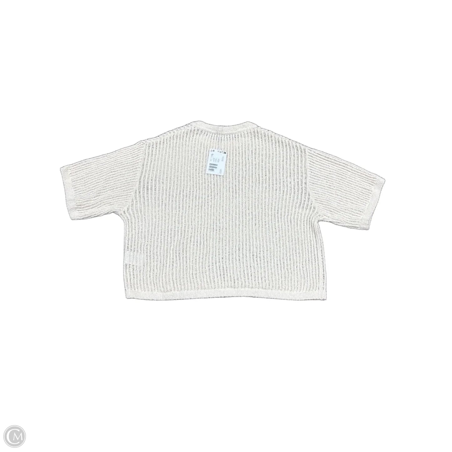 Sweater By Clothes Mentor In Cream, Size: L