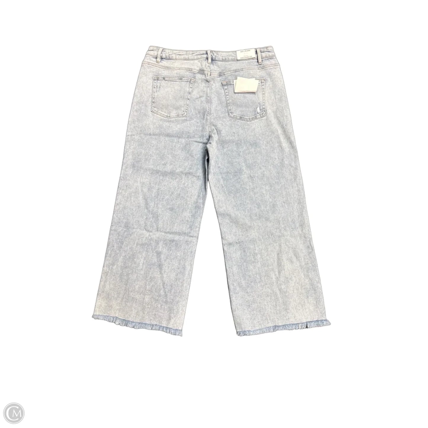 Jeans Straight By Micas In Blue, Size: 16