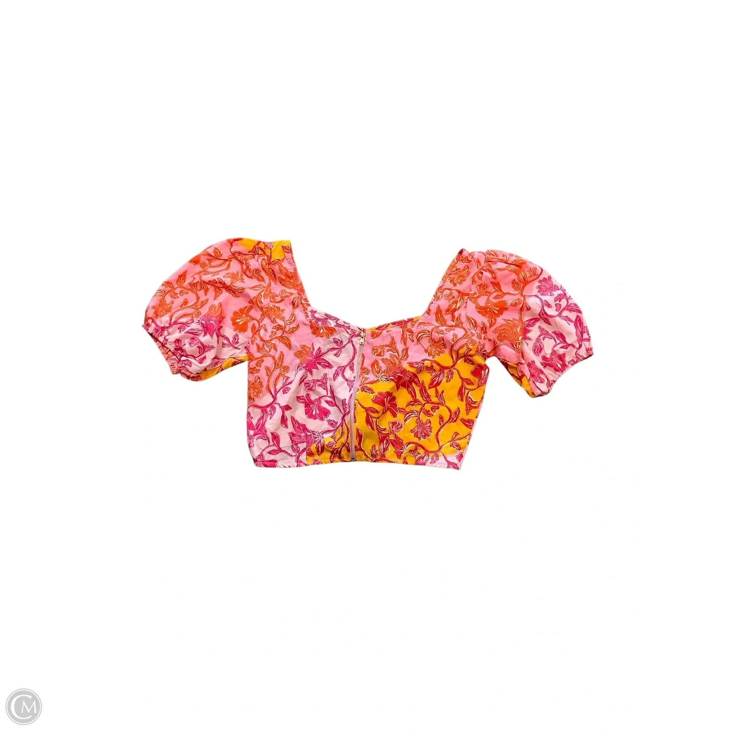 Skirt Set 2pc By Boohoo Boutique In Orange & Pink, Size: 8