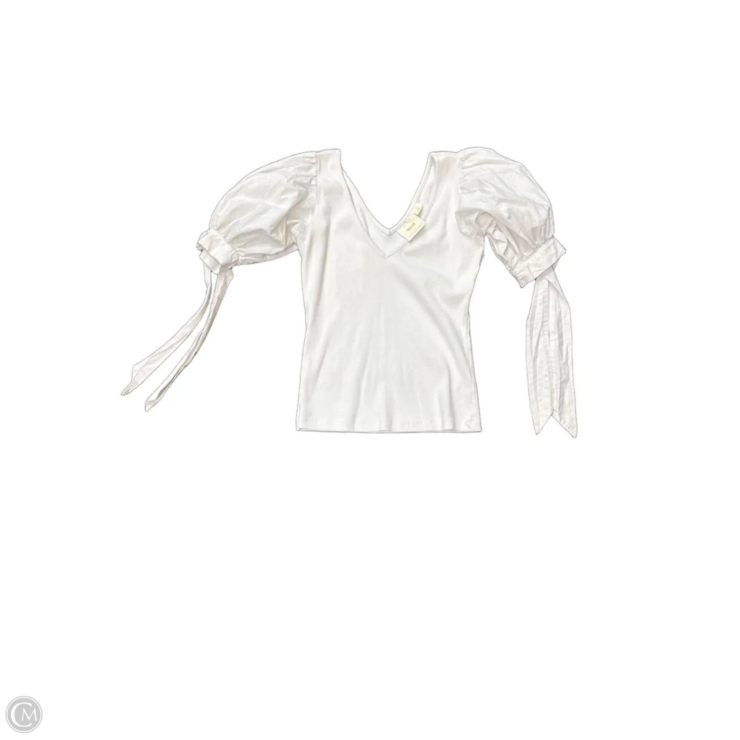 Top Short Sleeve By Maeve In Blue & White, Size: Xs