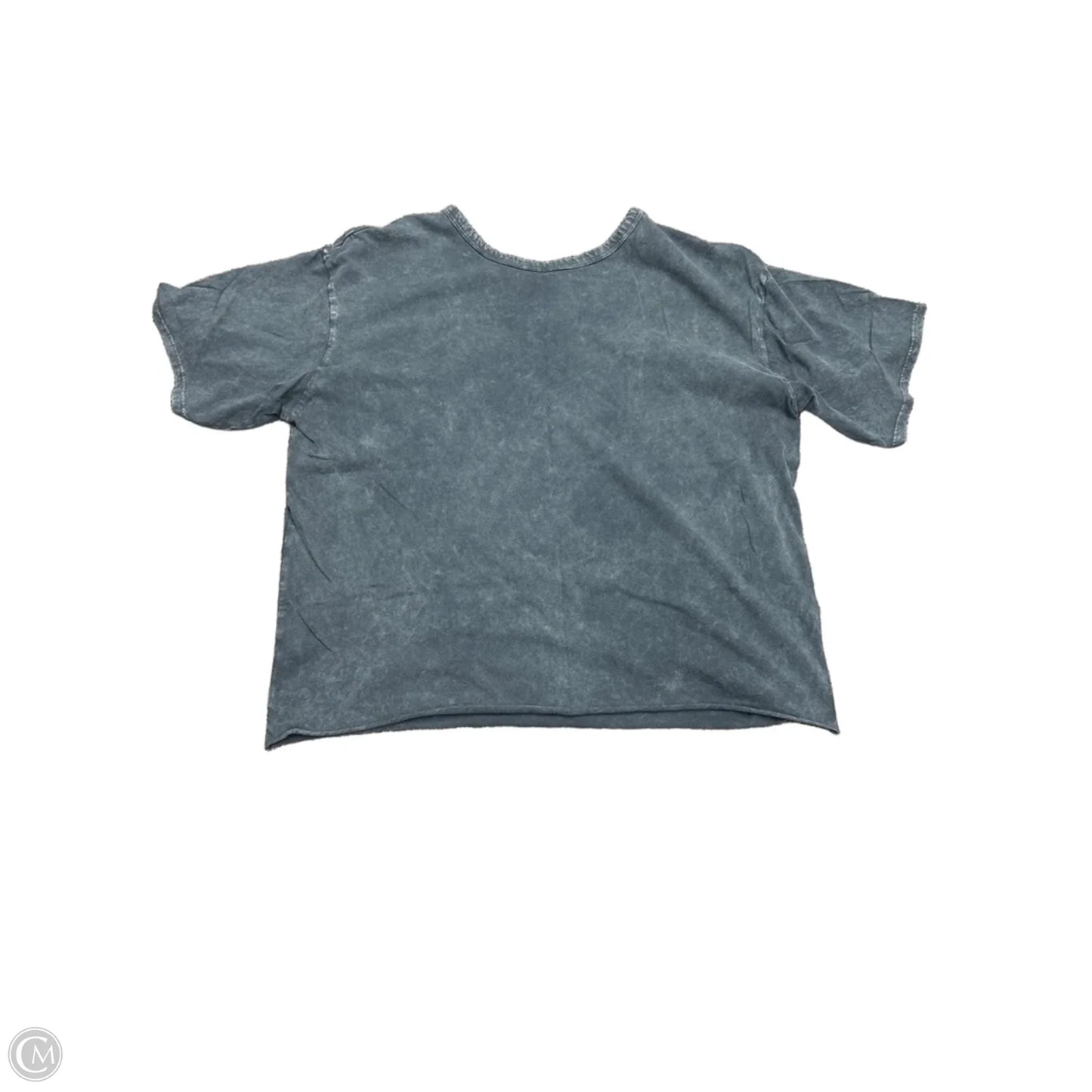 Top Short Sleeve Basic By Caution To The Wind In Grey, Size: L