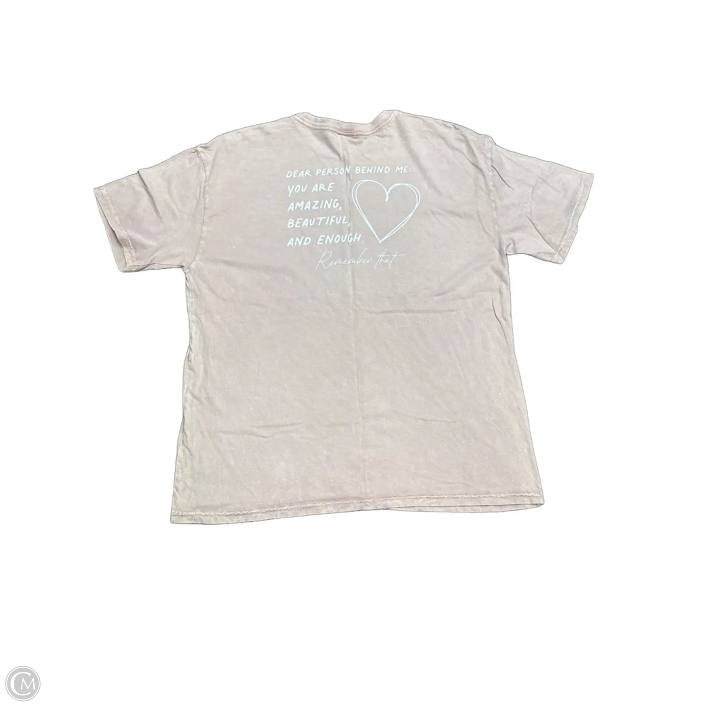 Top Short Sleeve Basic By Oat In Pink, Size: Xl