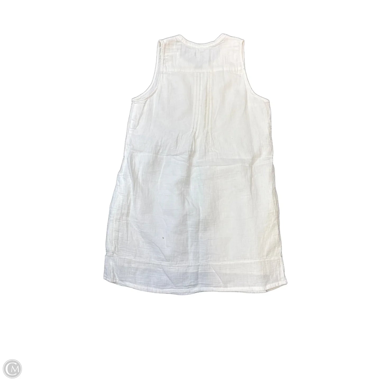 Dress Casual Short By Quince In Red & White, Size: M