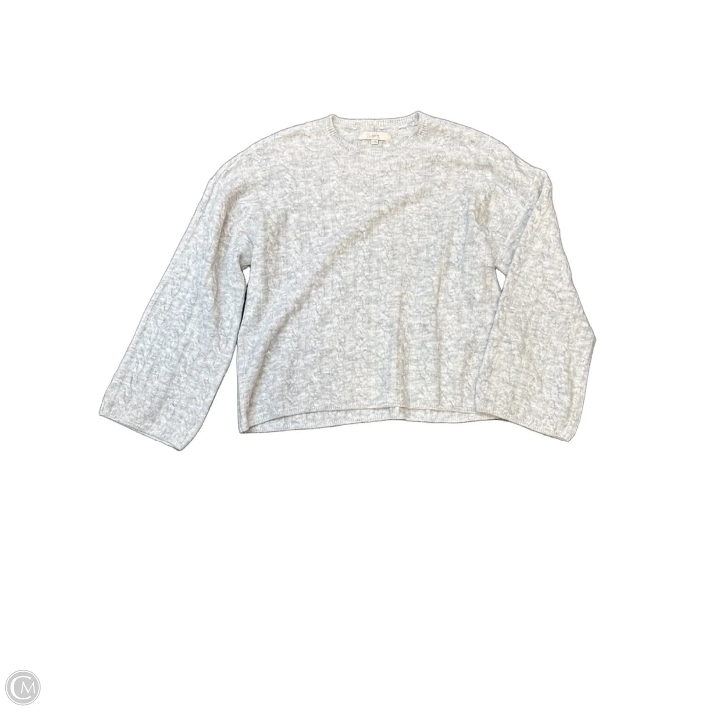 Sweater By Loft In Grey, Size: L