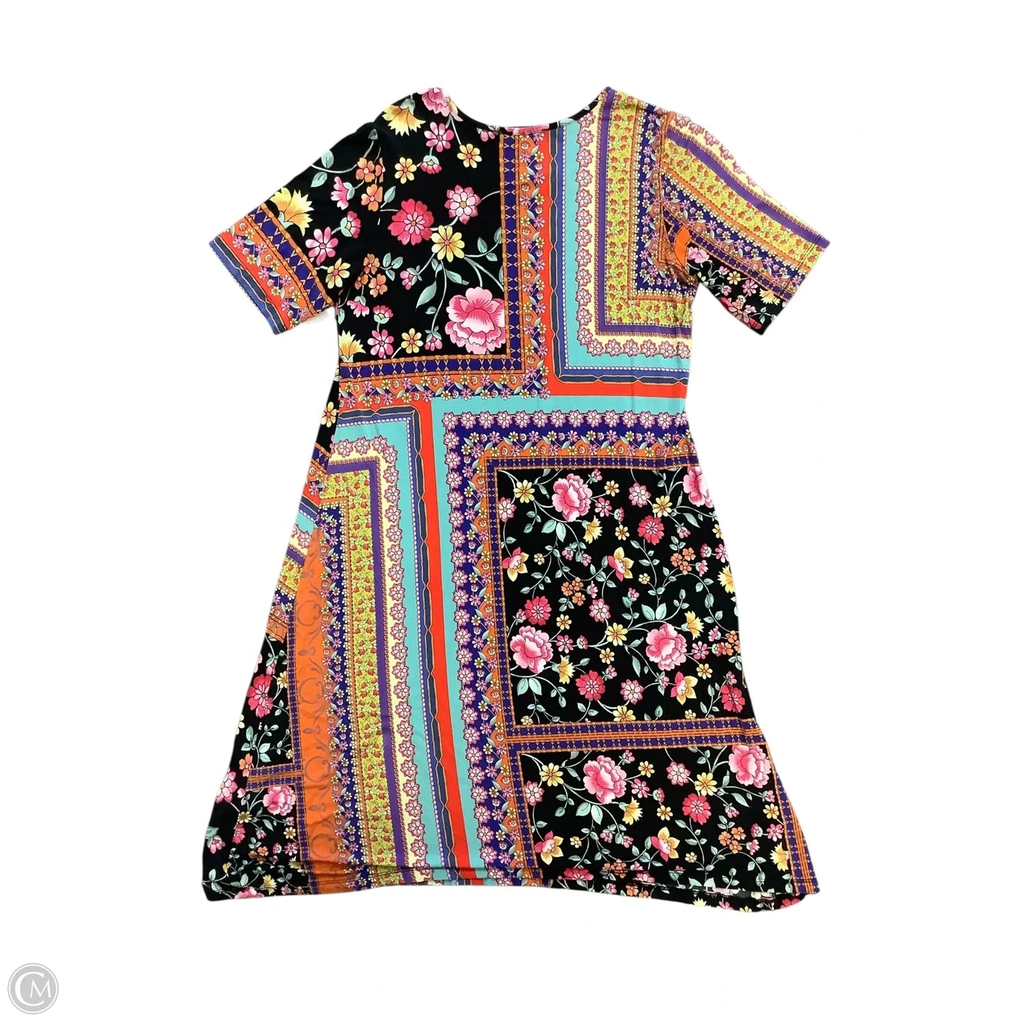 Dress Casual Midi By Johnny Was In Multi-colored, Size: M
