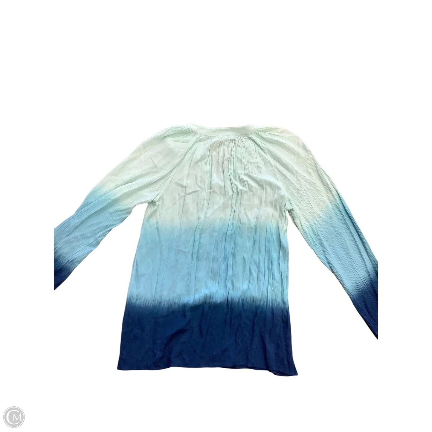 Top Long Sleeve Designer By Lilly Pulitzer In Blue, Size: S