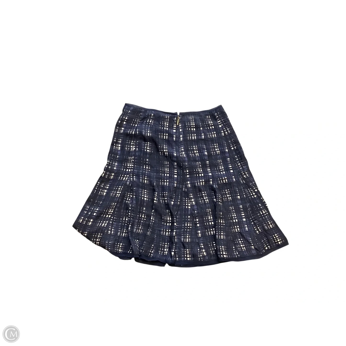 Skirt Designer By Tory Burch In Blue & Cream, Size: 6