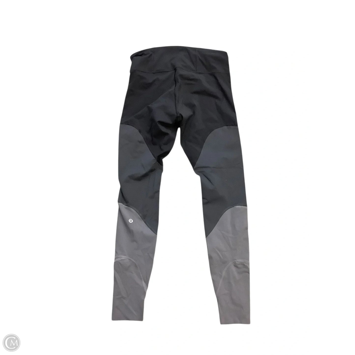Athletic Leggings By Lululemon In Black & Grey, Size: 8