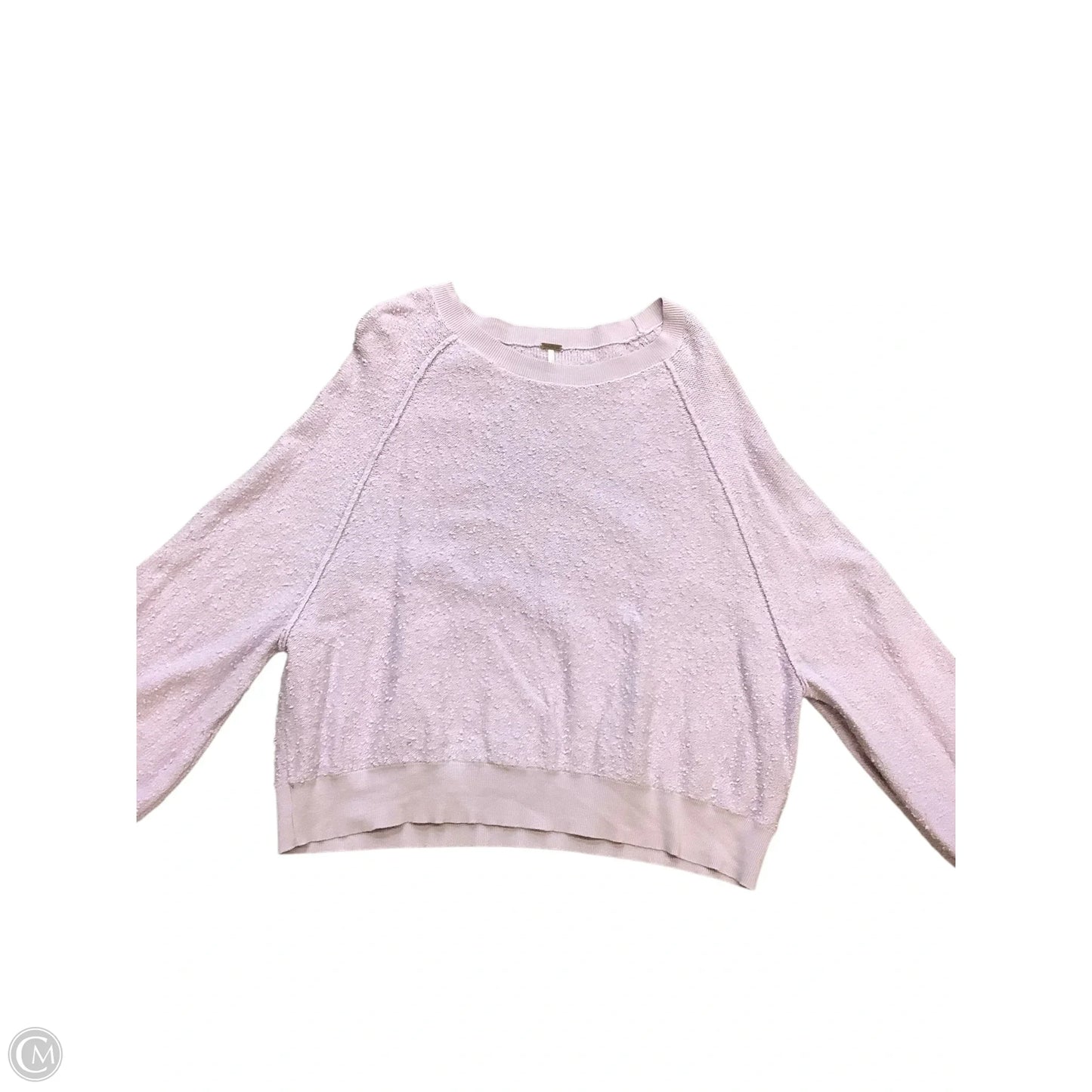 Sweatshirt Crewneck By Free People In Purple, Size: S