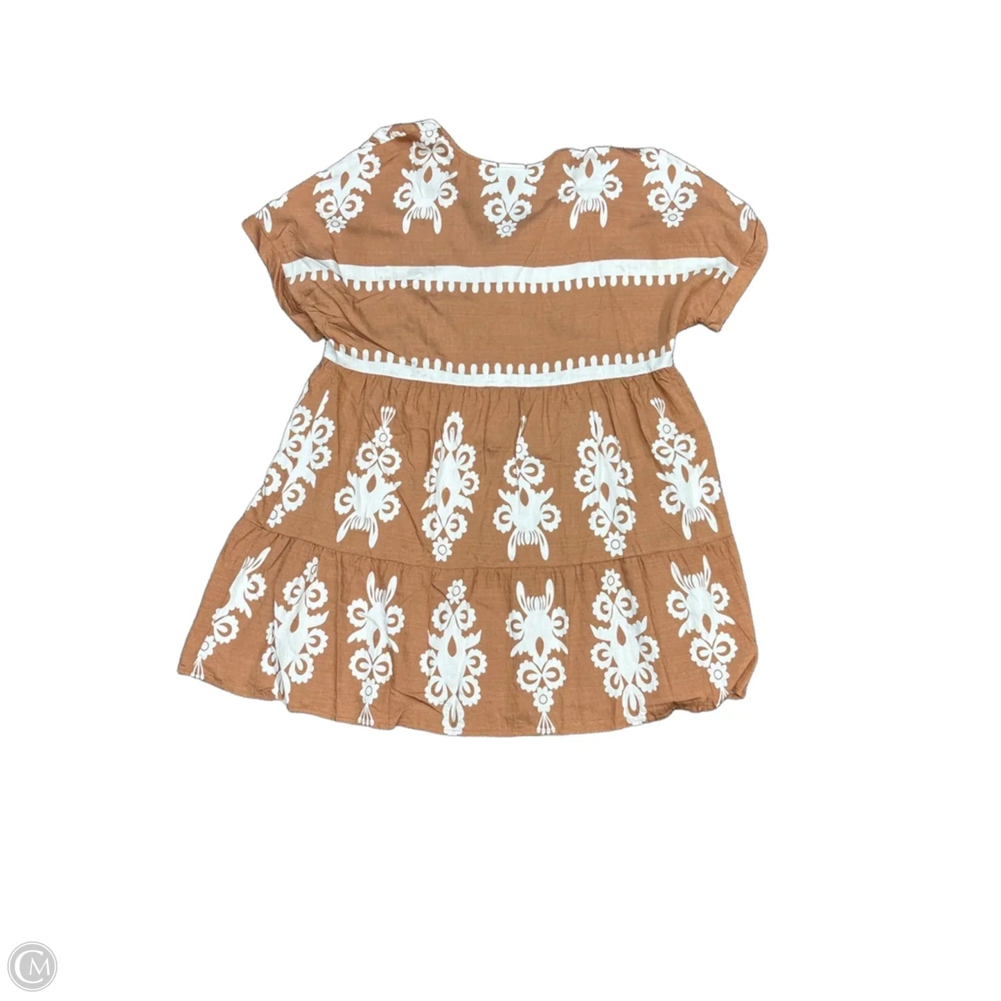 Dress Casual Short By New In In Brown, Size: 1x