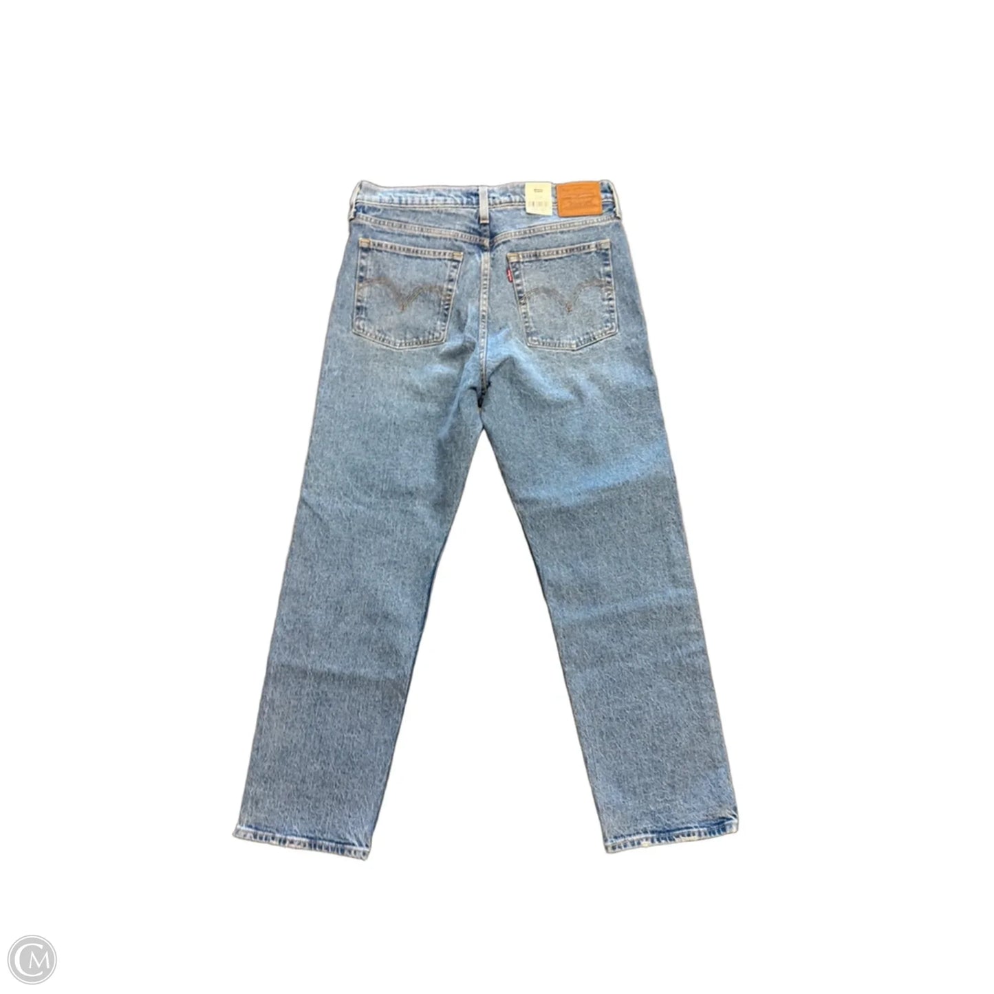 Jeans Straight By Levis In Blue Denim, Size: 10