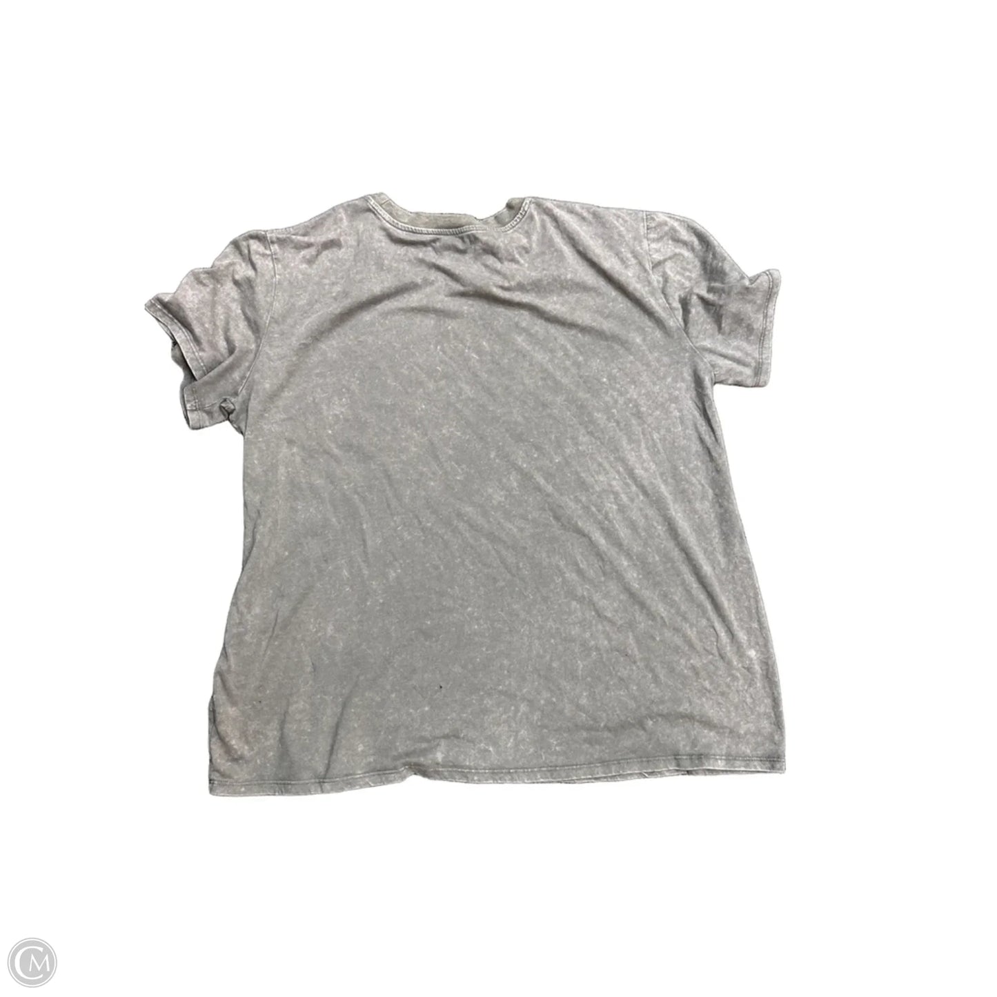 Top Short Sleeve By Maurices In Grey, Size: Xl
