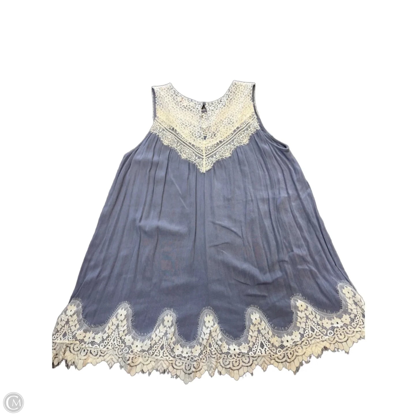 Top Sleeveless By Umgee In Blue, Size: Xl