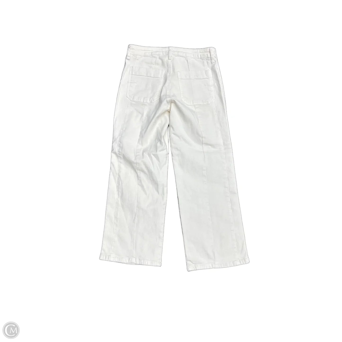 Jeans Boyfriend By Kut In White, Size: 4
