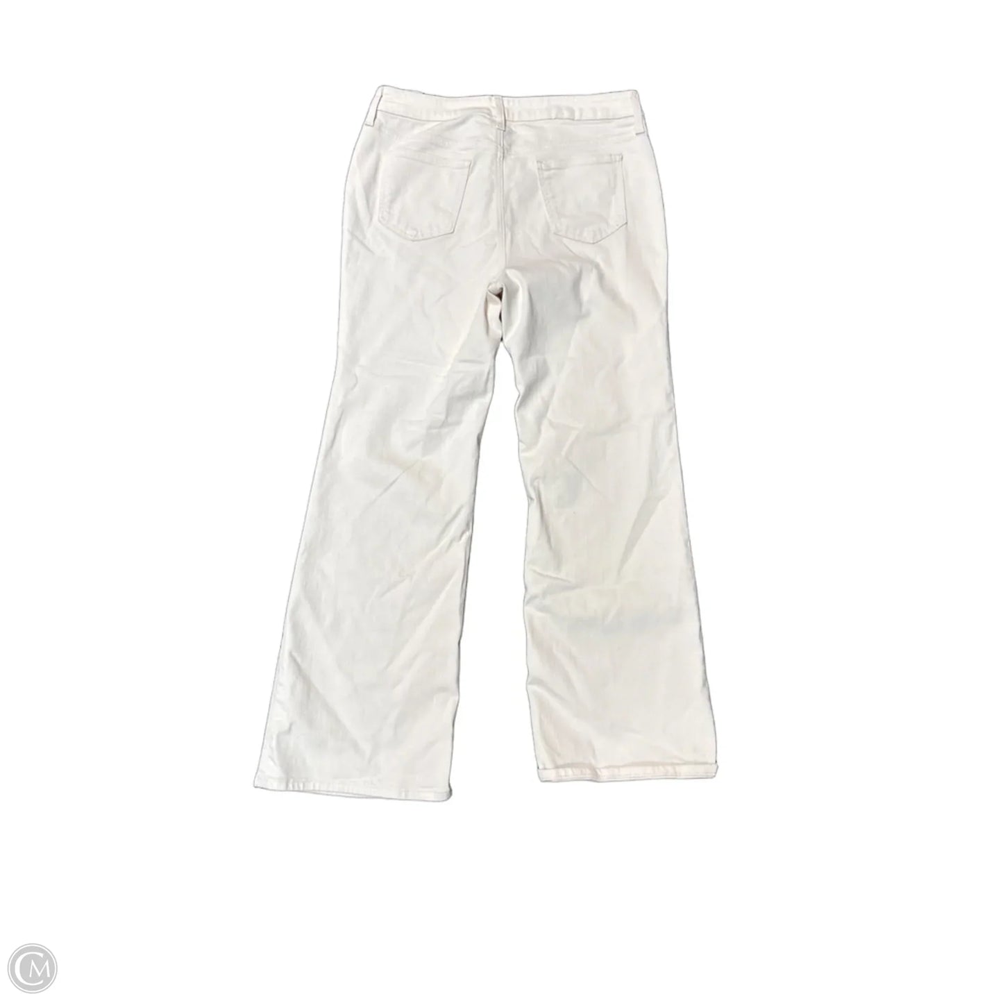 Jeans Wide Leg By Chicos In Cream, Size: 10