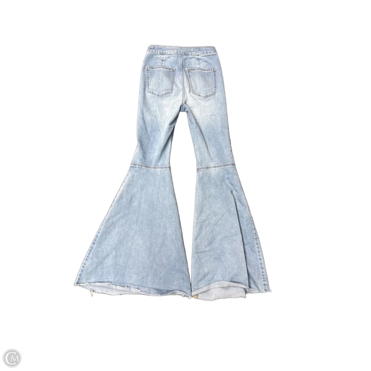 Jeans Flared By Free People In Blue, Size: 26