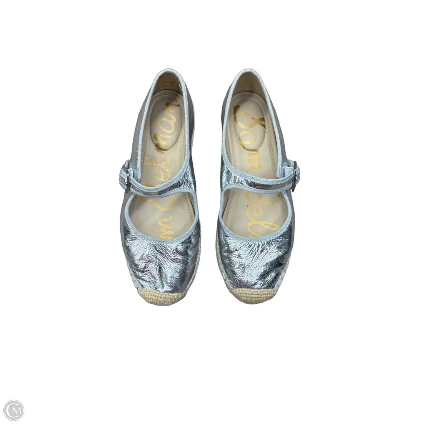 Shoes Flats By Sam Edelman In Cream & Silver, Size: 8