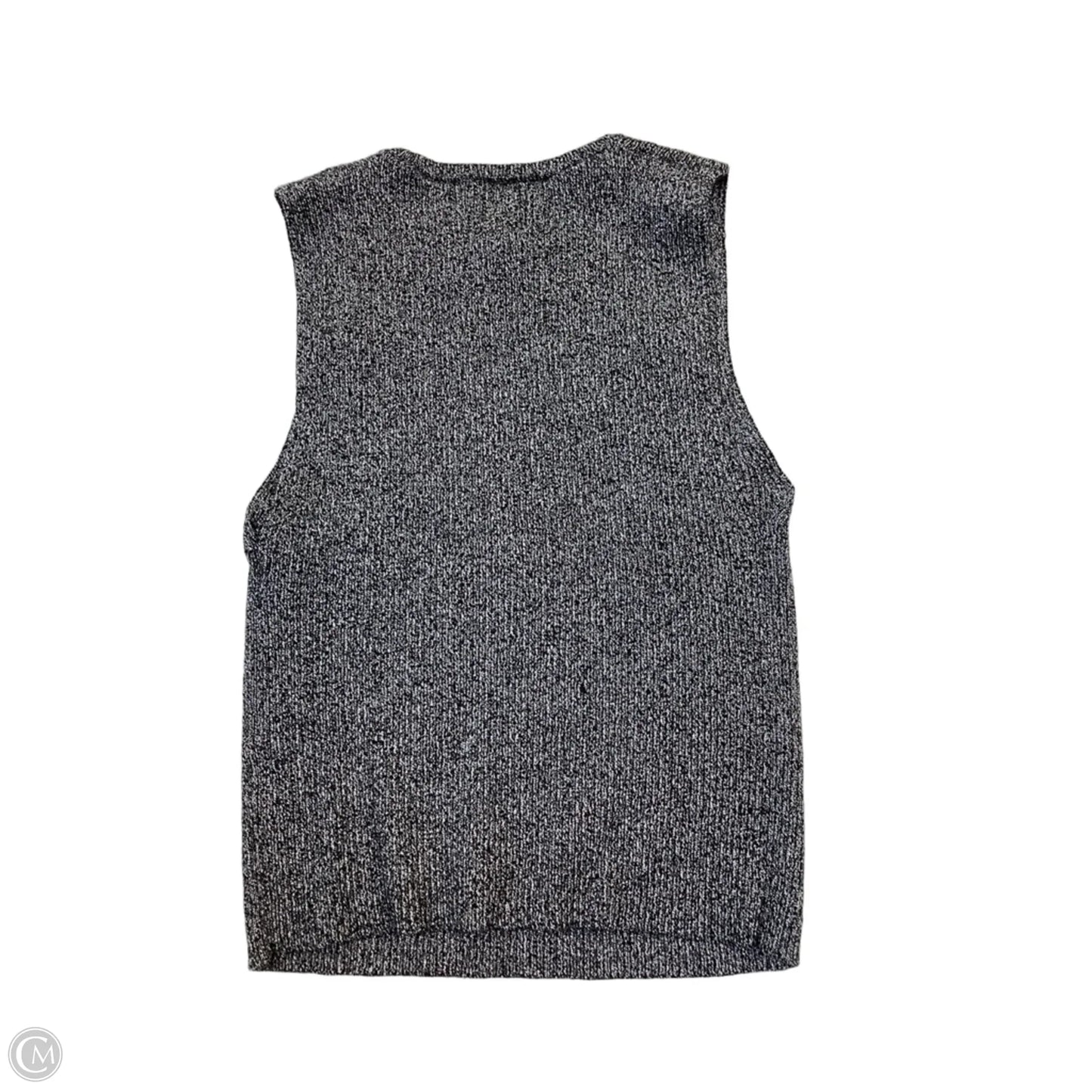 Tank Top By A New Day In Black & Silver, Size: S