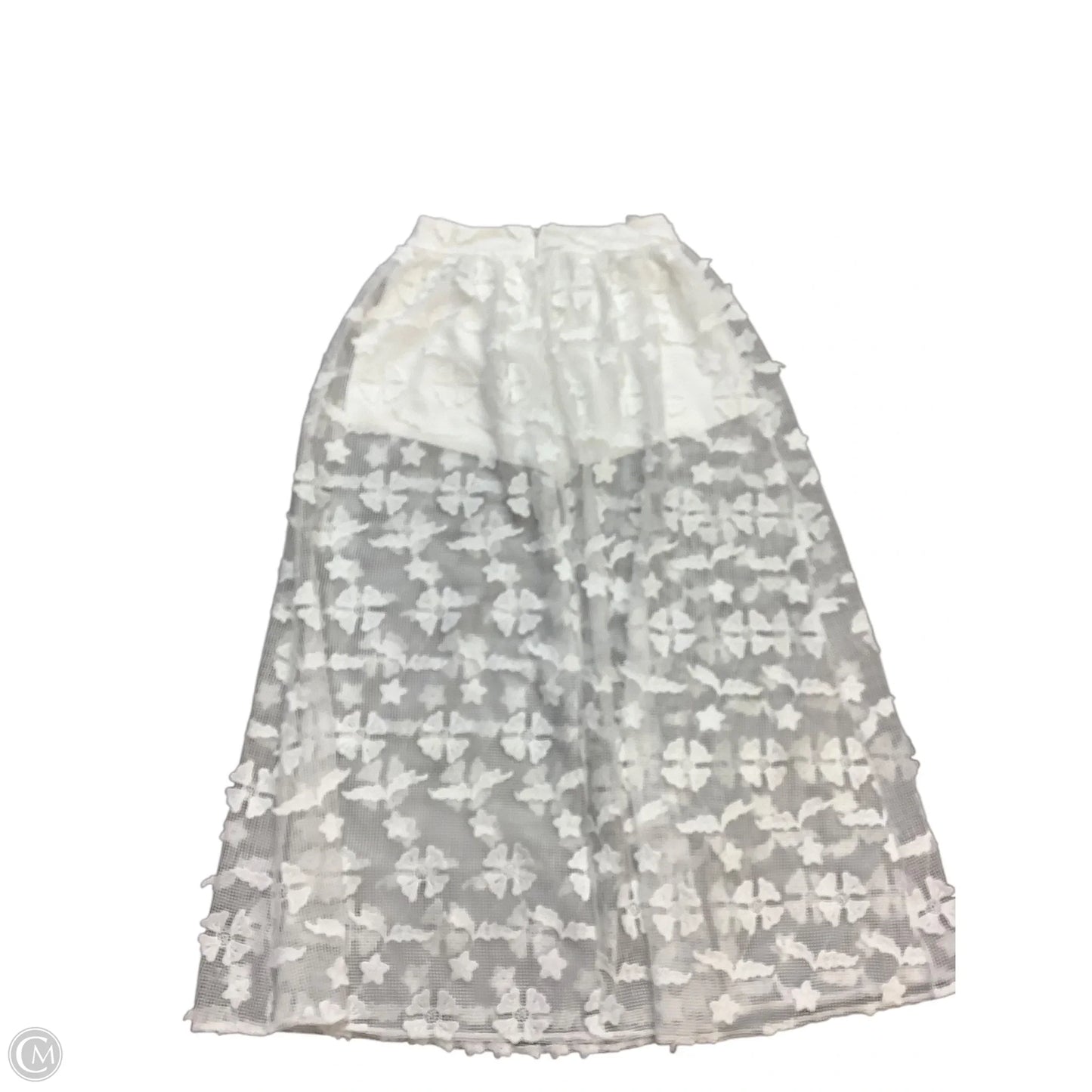 Skirt Maxi By Clothes Mentor In White, Size: M