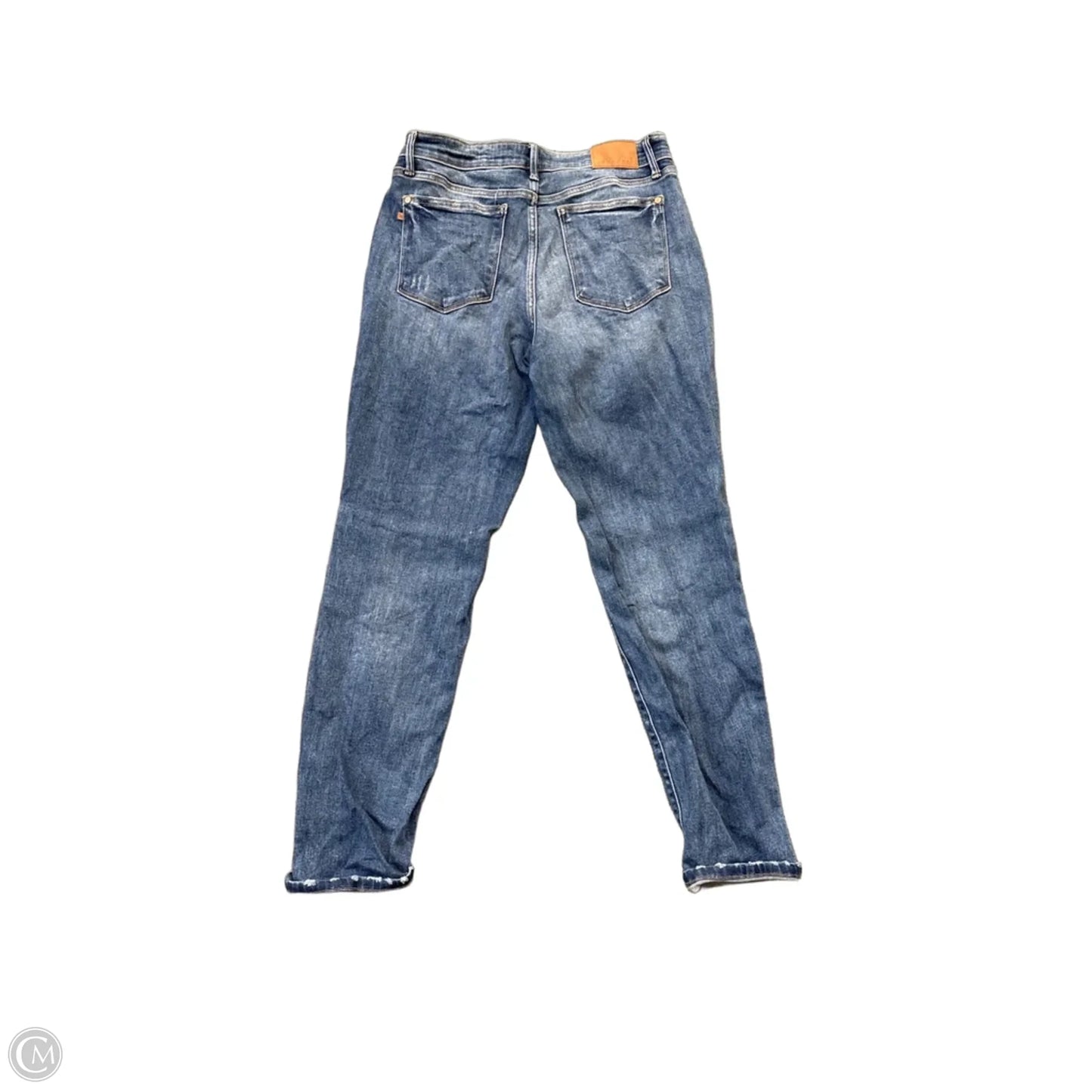 Jeans Skinny By Judy Blue In Blue Denim, Size: 10