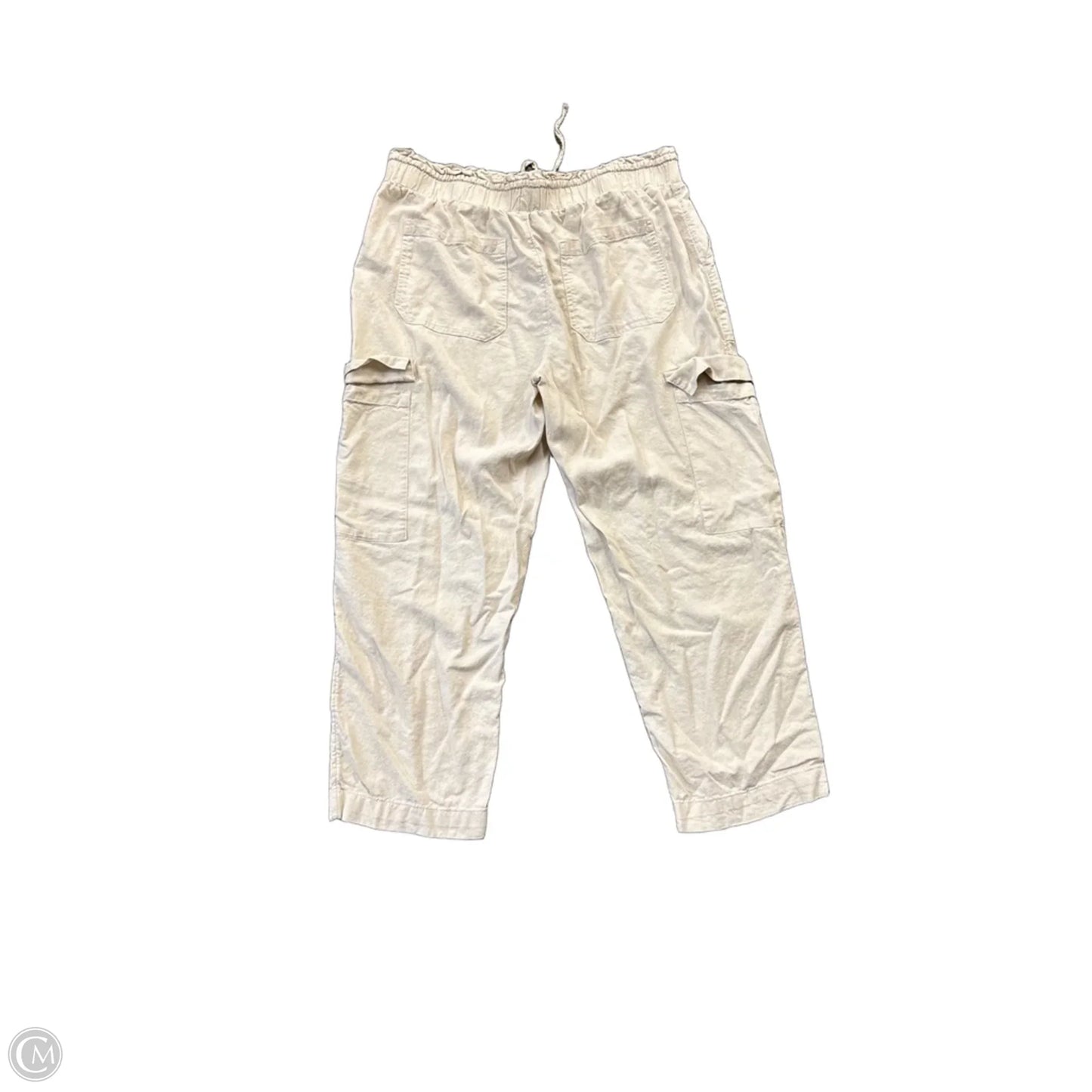 Pants Linen By Time And Tru In Tan, Size: L