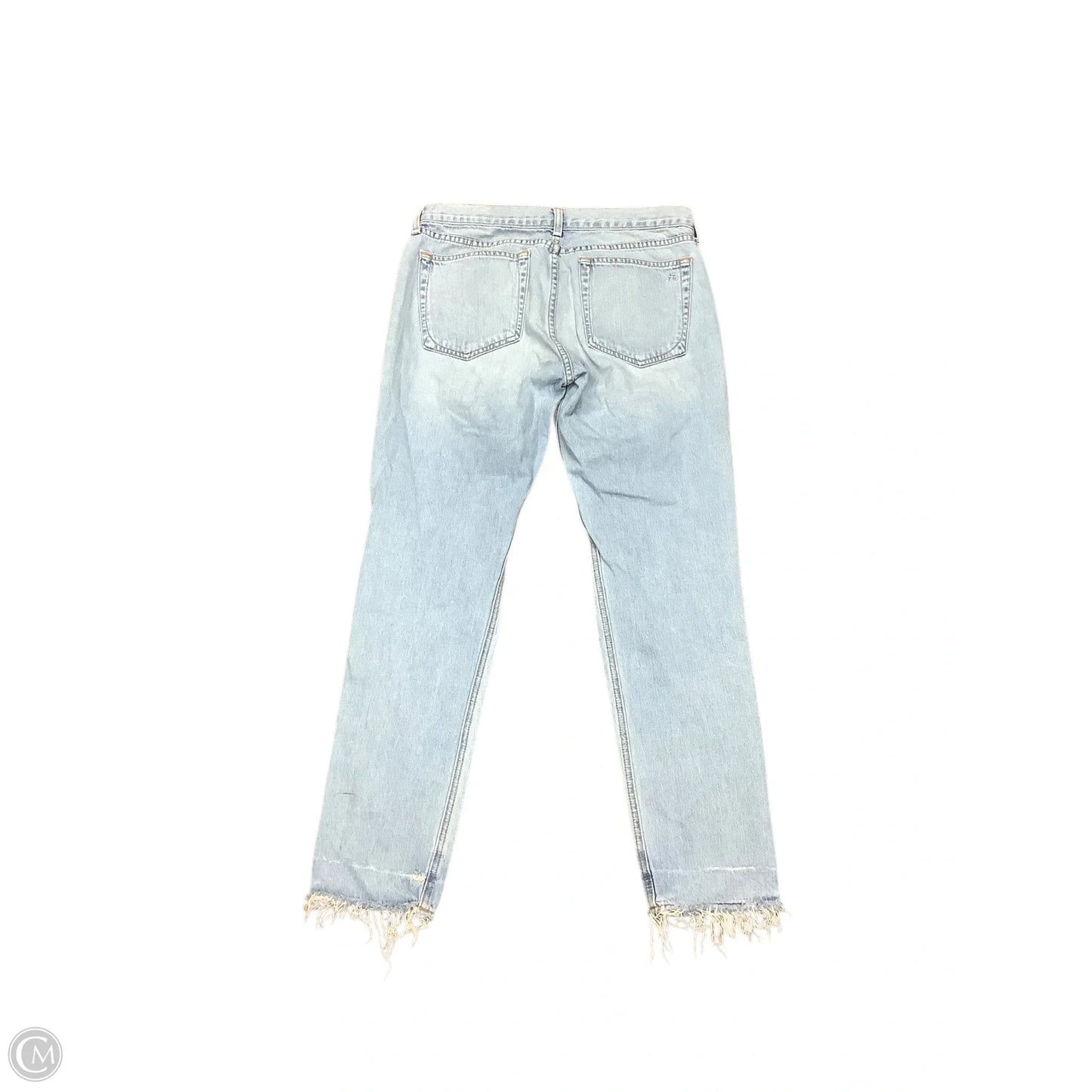 Jeans Skinny By Rag And Bone In Blue Denim, Size: 4