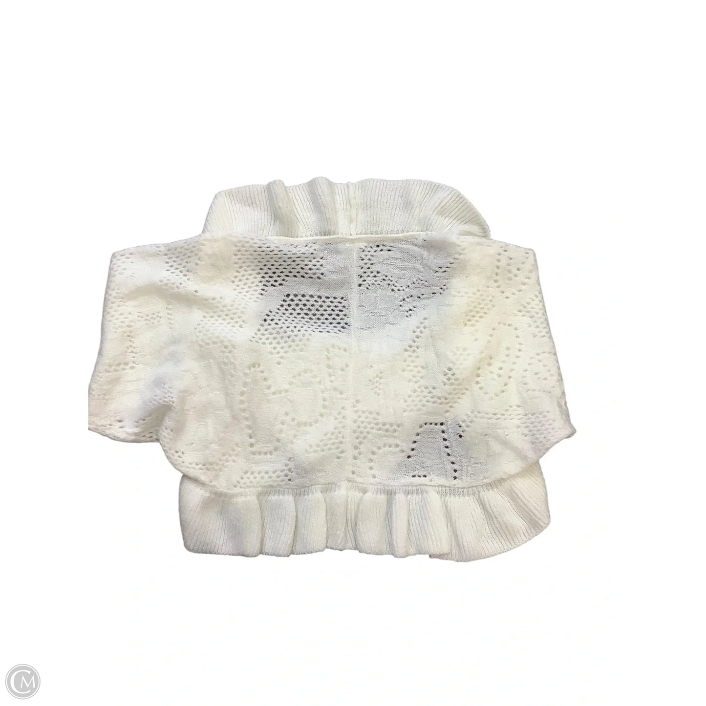 Sweater Cardigan By Anthropologie In Cream, Size: M