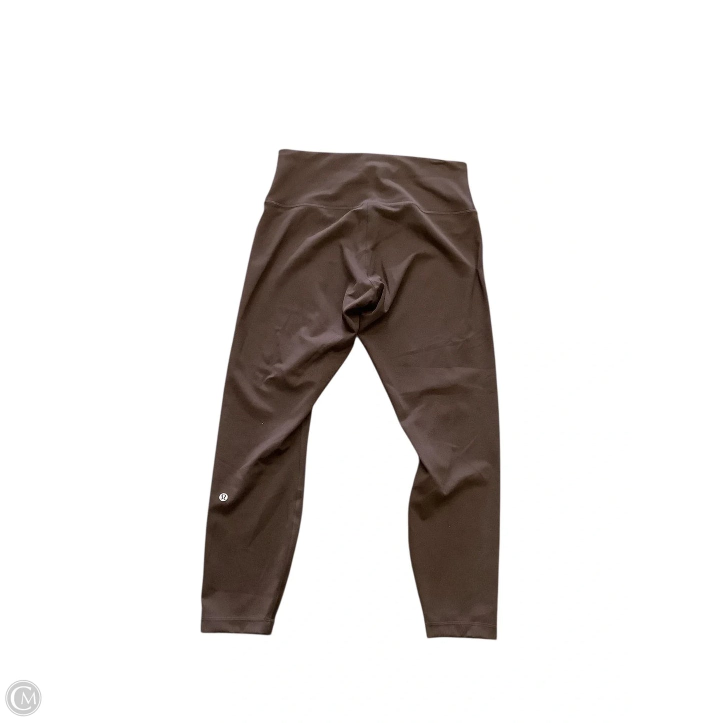 Athletic Leggings By Lululemon In Brown, Size: 12