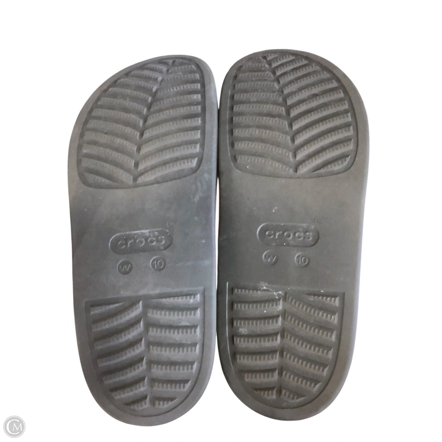 Shoes Heels Platform By Crocs In Black, Size: 10
