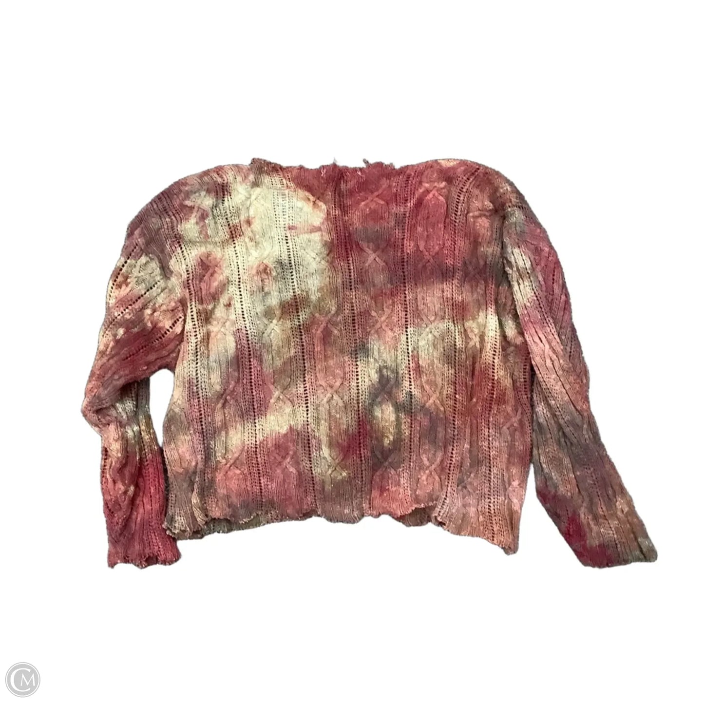 Sweater Cardigan By Clothes Mentor In Red, Size: Osfm