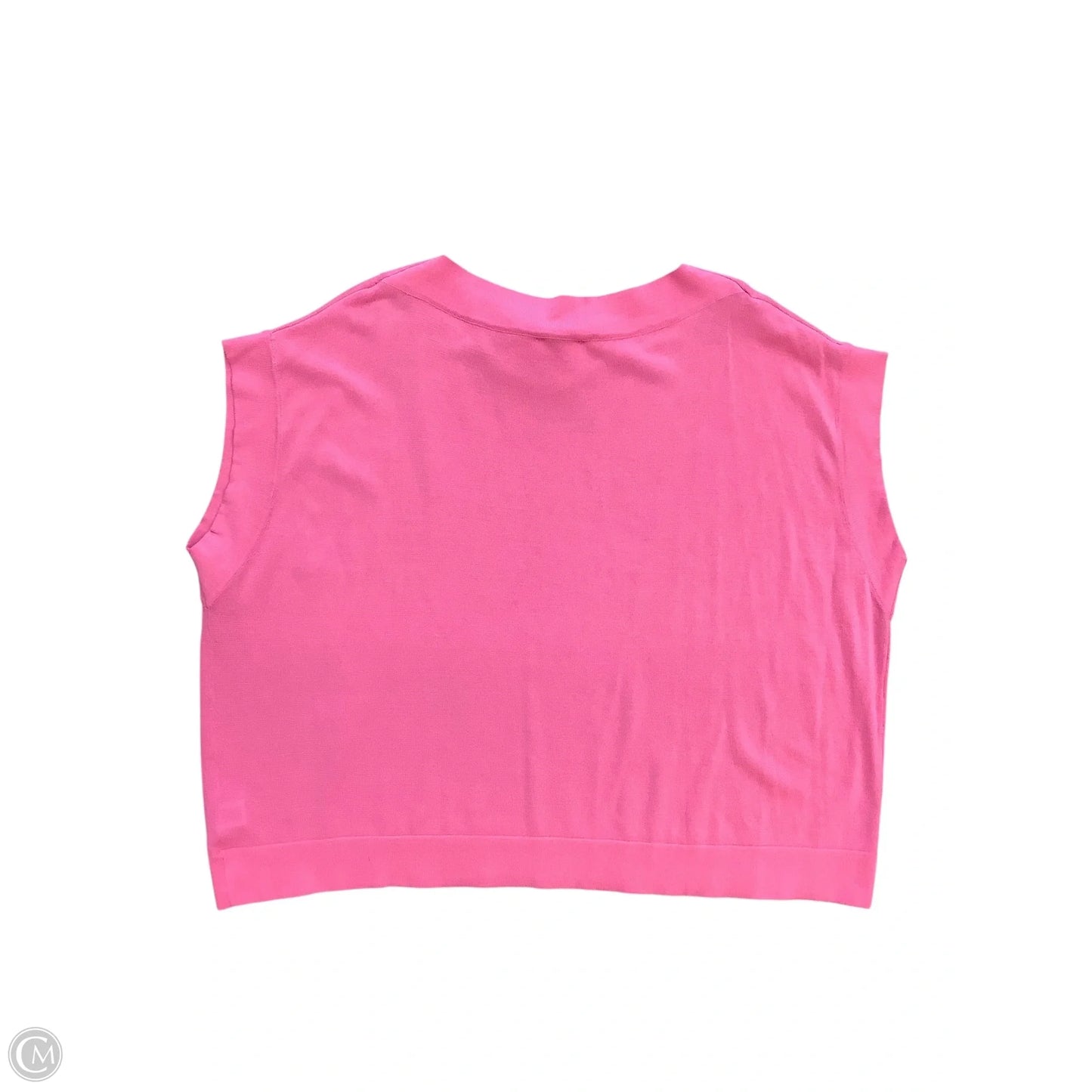 Vest Sweater By Entro In Pink, Size: S