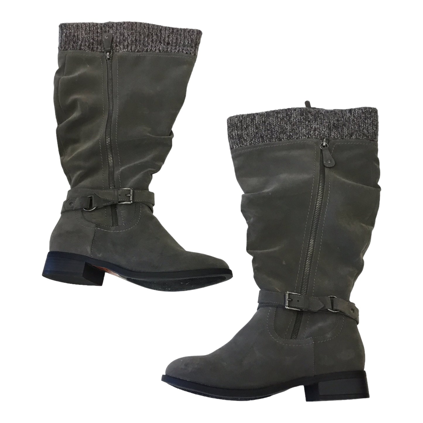 Boots Knee Flats By Torrid Size: 9