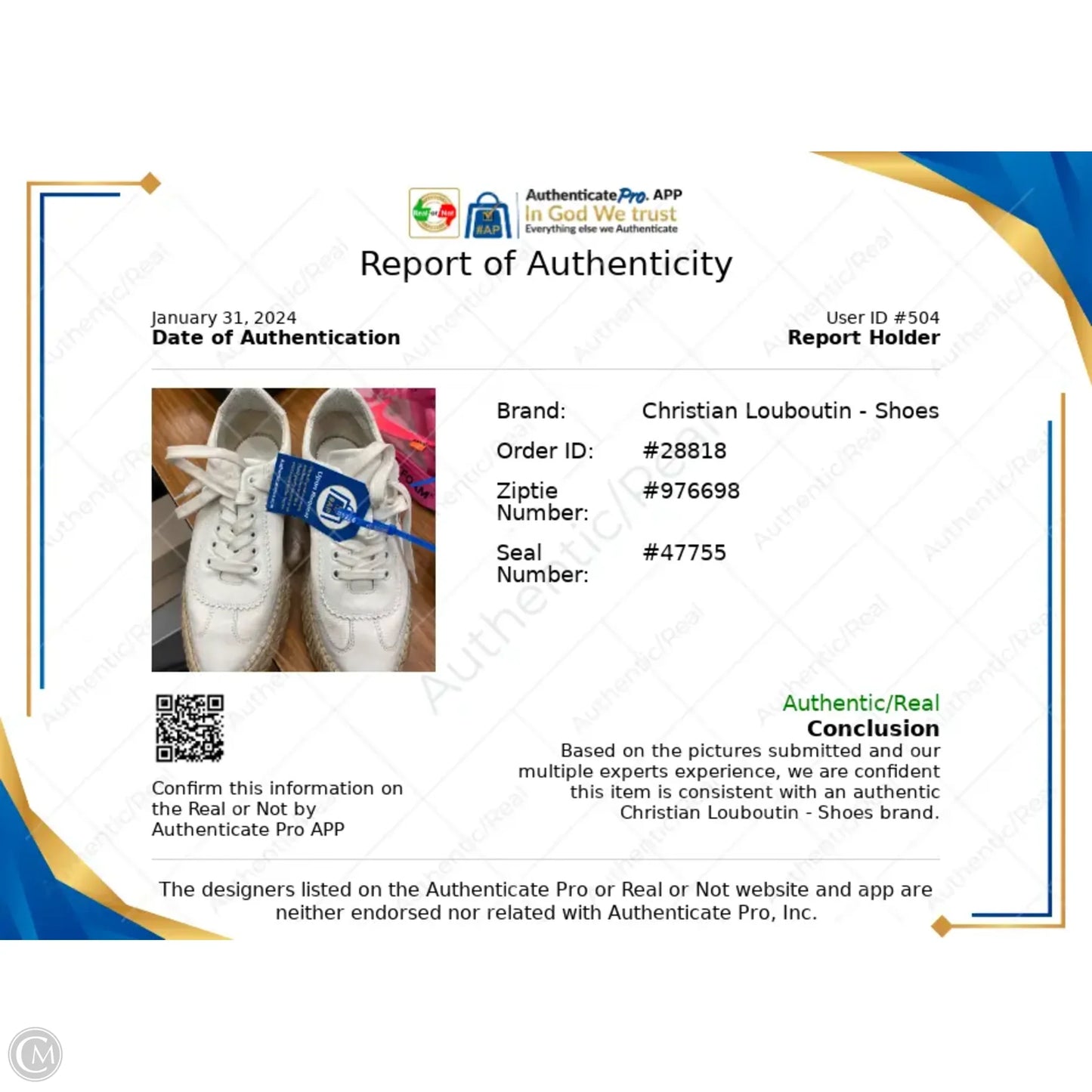 Shoes Luxury Designer By Christian Louboutin In White, Size: 8.5