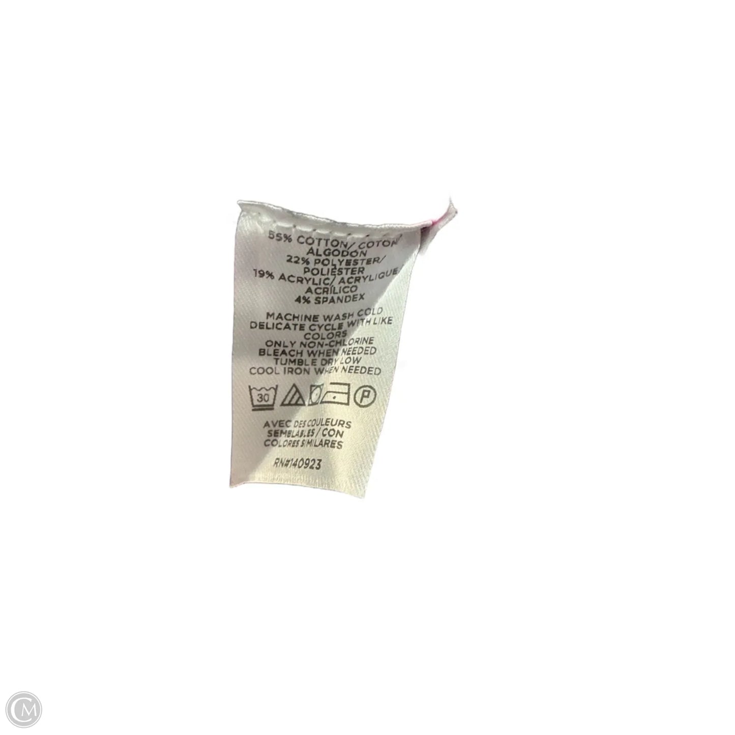 Sweater By Loft In Black & Blue, Size: Xl