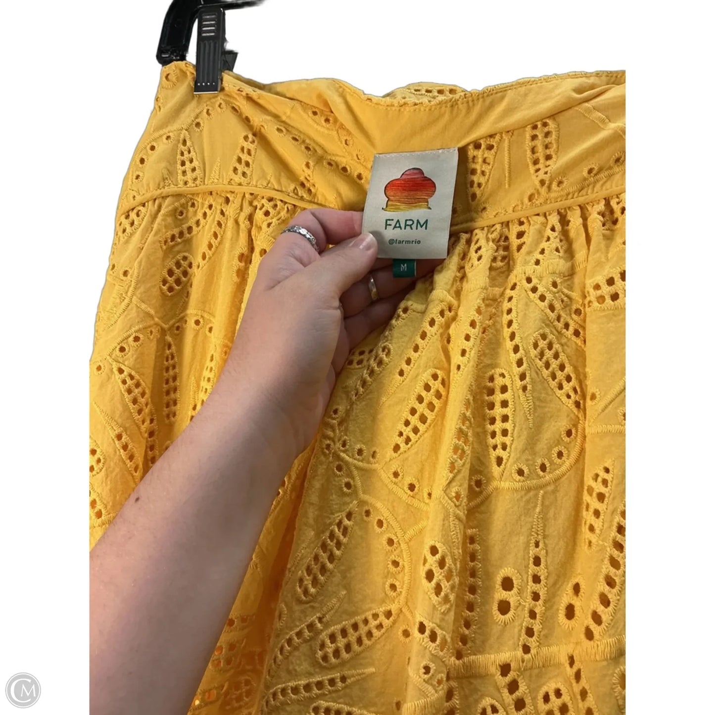Skirt Maxi By Farm Rio In Yellow, Size: M