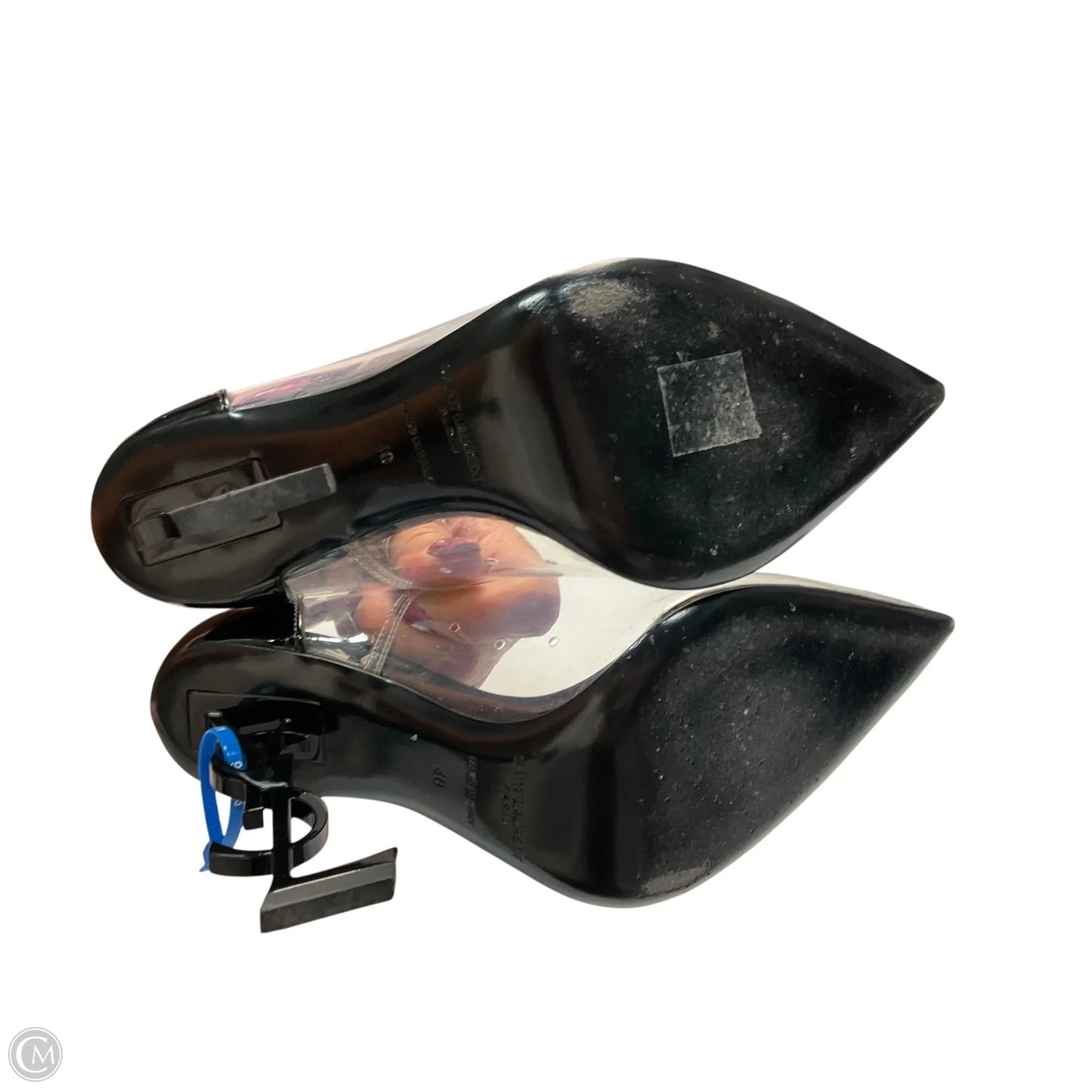 Shoes Luxury Designer By Yves Saint Laurent In Black, Size: 10