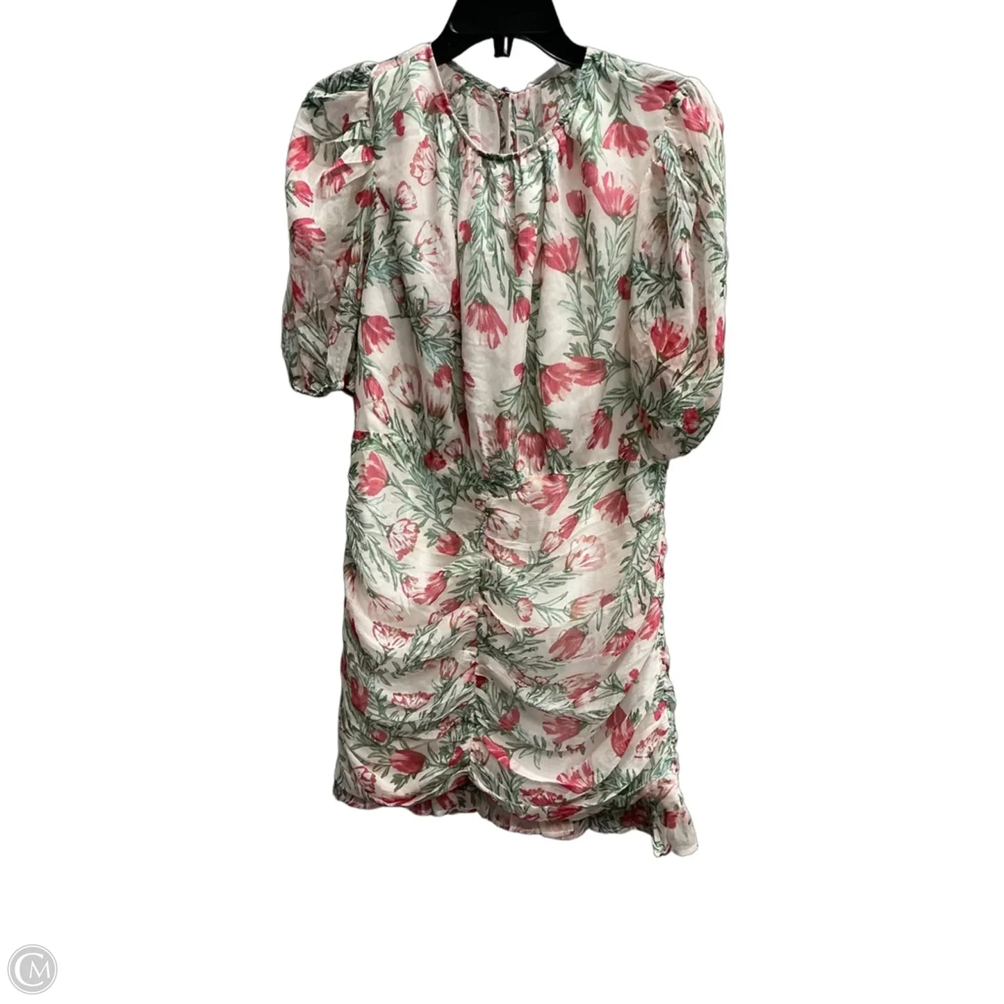 Top Short Sleeve By Hello Molly In Floral Print, Size: Xl