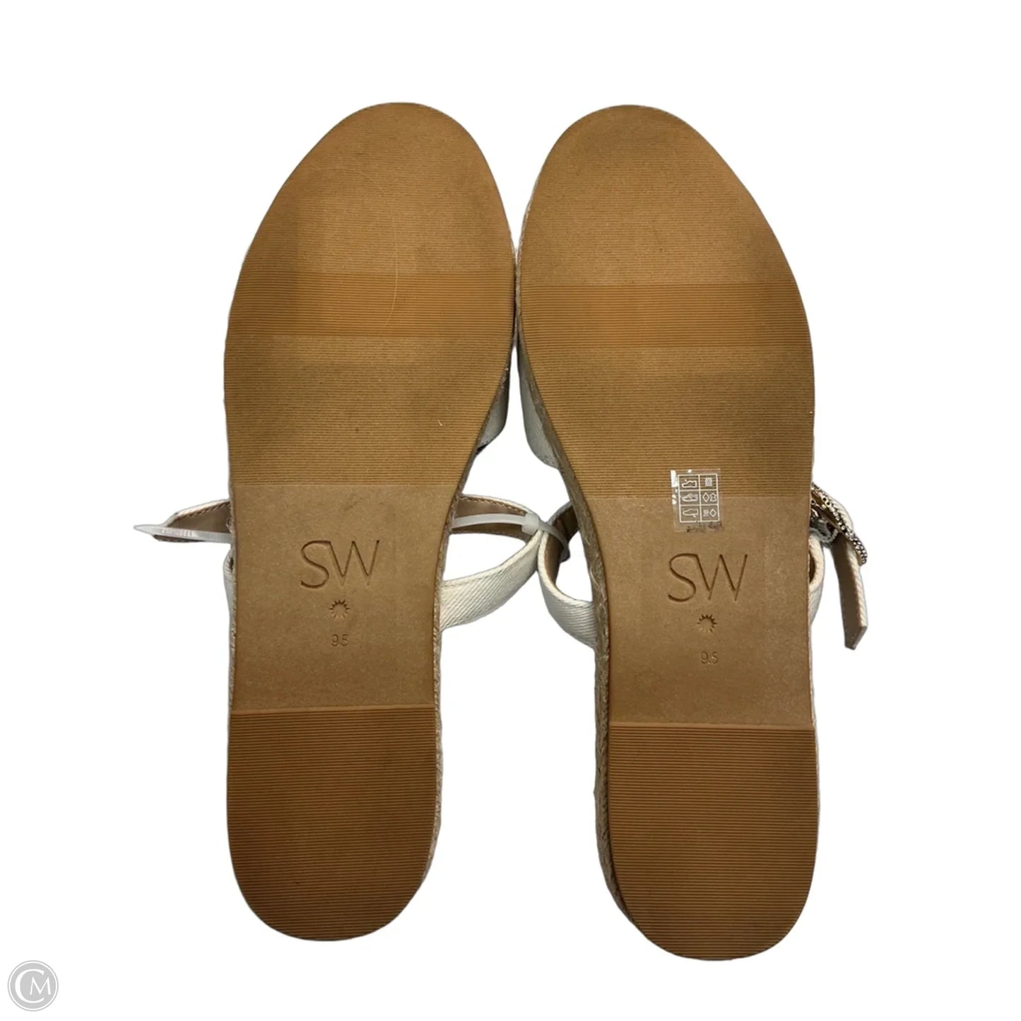 Shoes Designer By Stuart Weitzman In White, Size: 9.5
