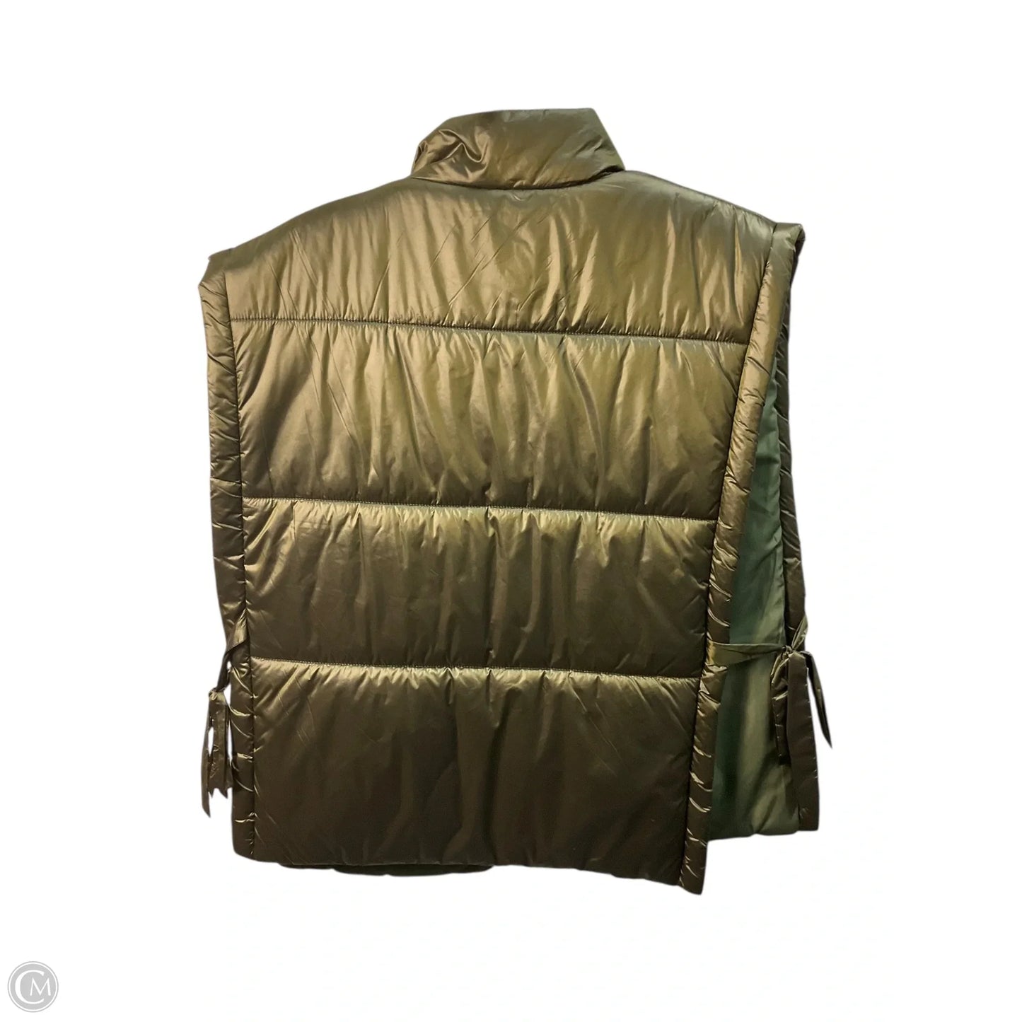 Vest Puffer & Quilted By Pilcro In Green, Size: Osfm