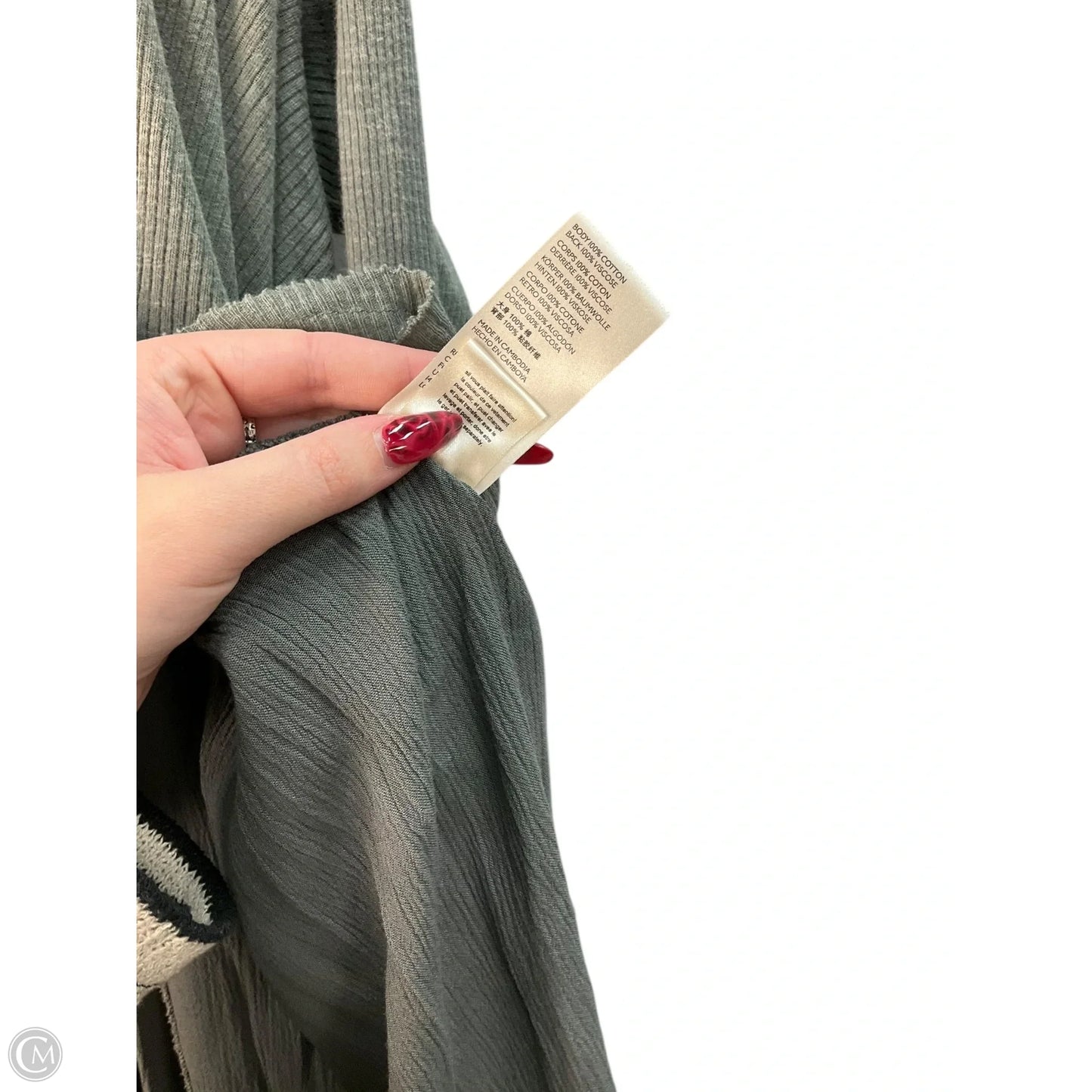 Top Long Sleeve By We The Free In Green, Size: Xs