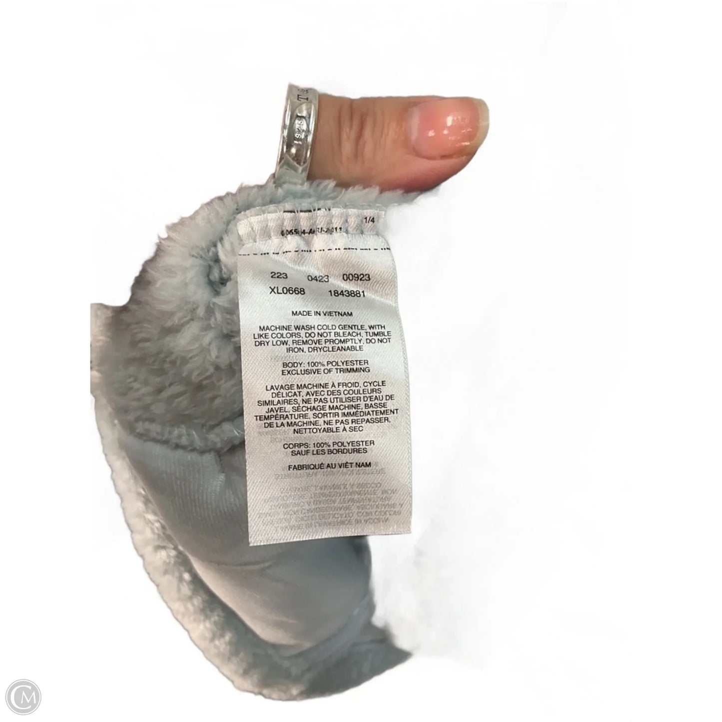 Jacket Faux Fur & Sherpa By Columbia In Blue, Size: L