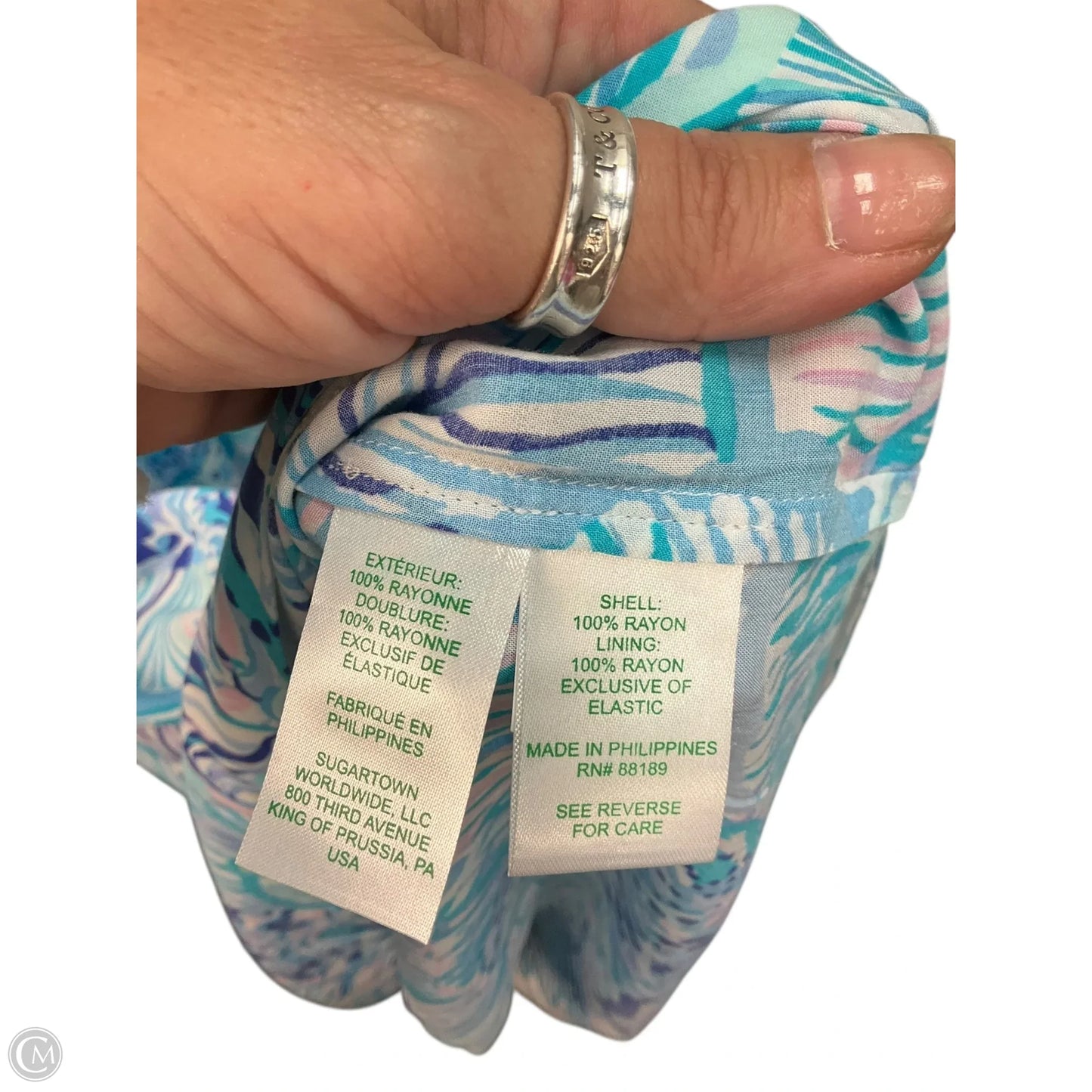 Dress Designer By Lilly Pulitzer In Blue, Size: S