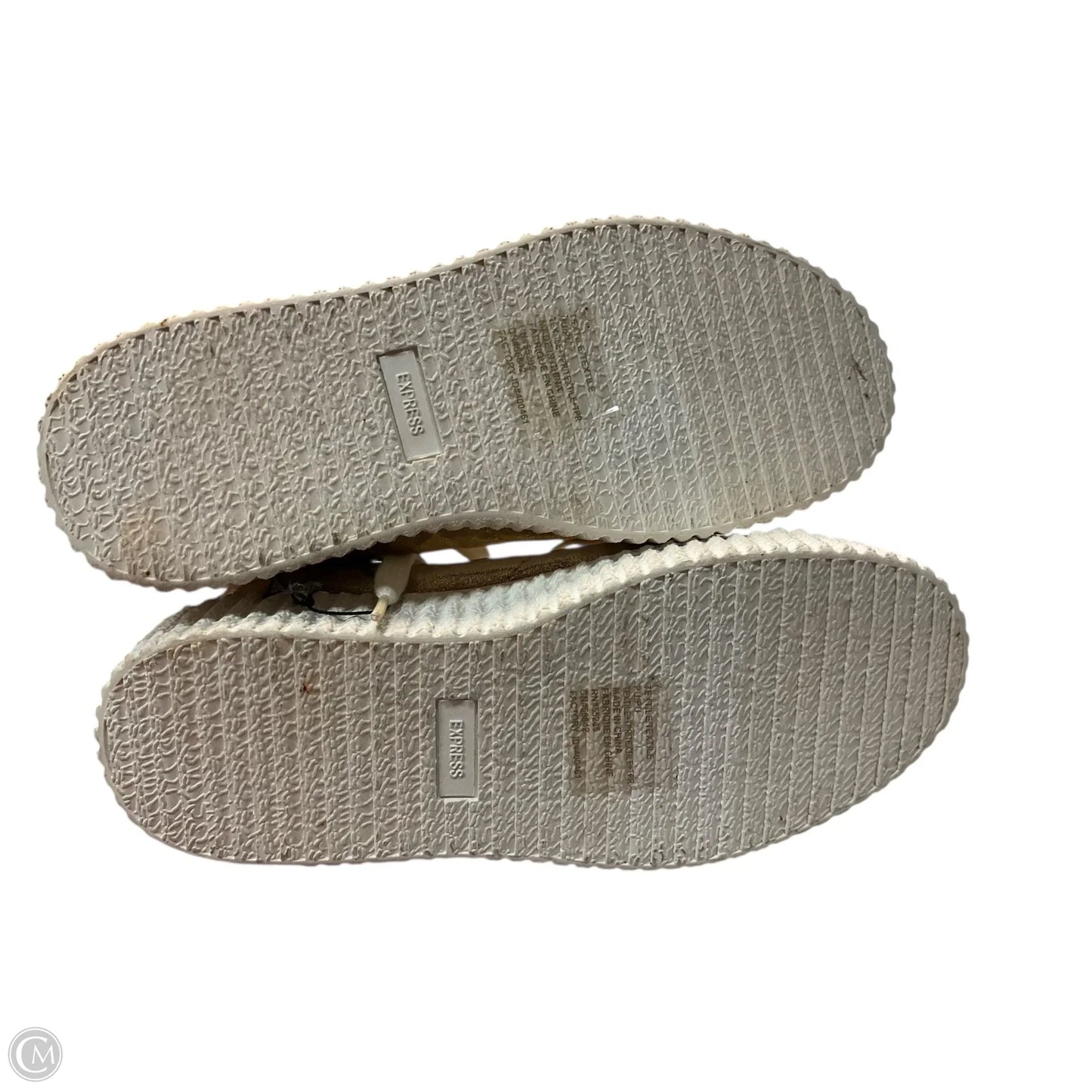 Shoes Sneakers By Express In Gold, Size: 7