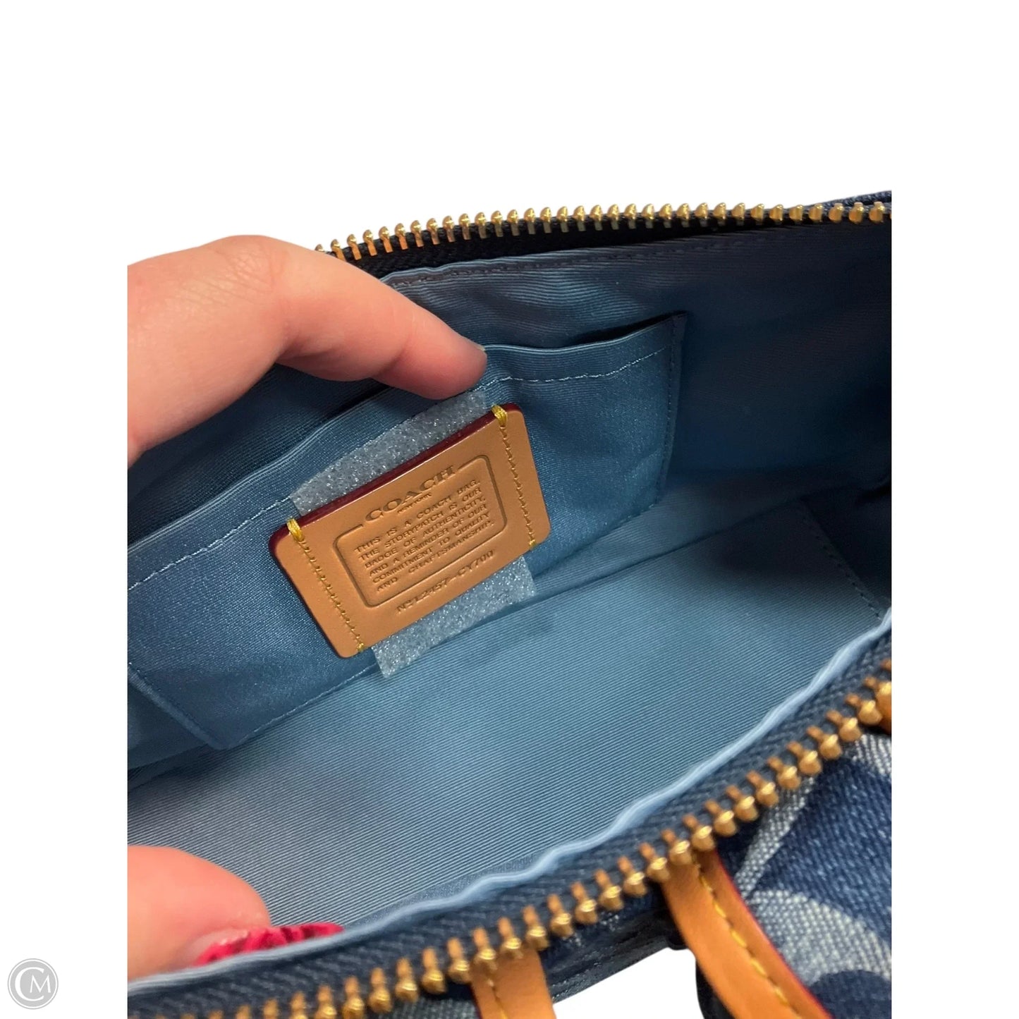 Handbag Designer By Coach, Size: Small