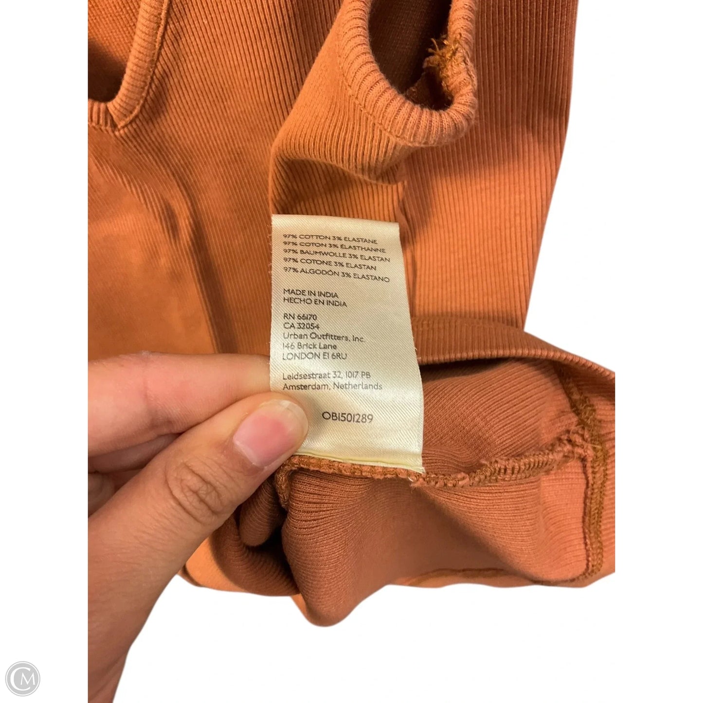 Top Sleeveless By Maeve In Bronze, Size: L