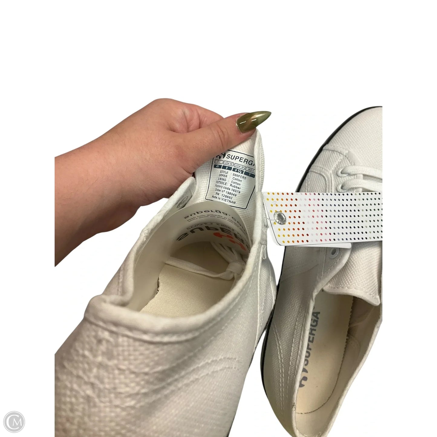 Shoes Sneakers By Superga In White, Size: 10