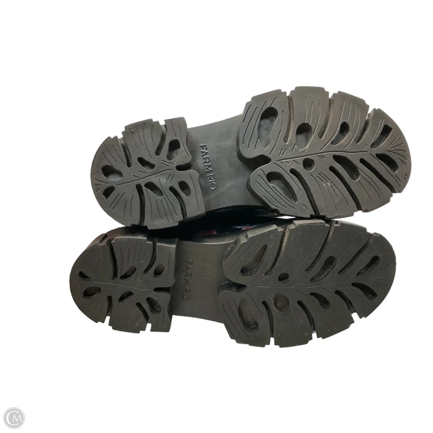 Shoes Heels Platform By Farm Rio In Black, Size: 6